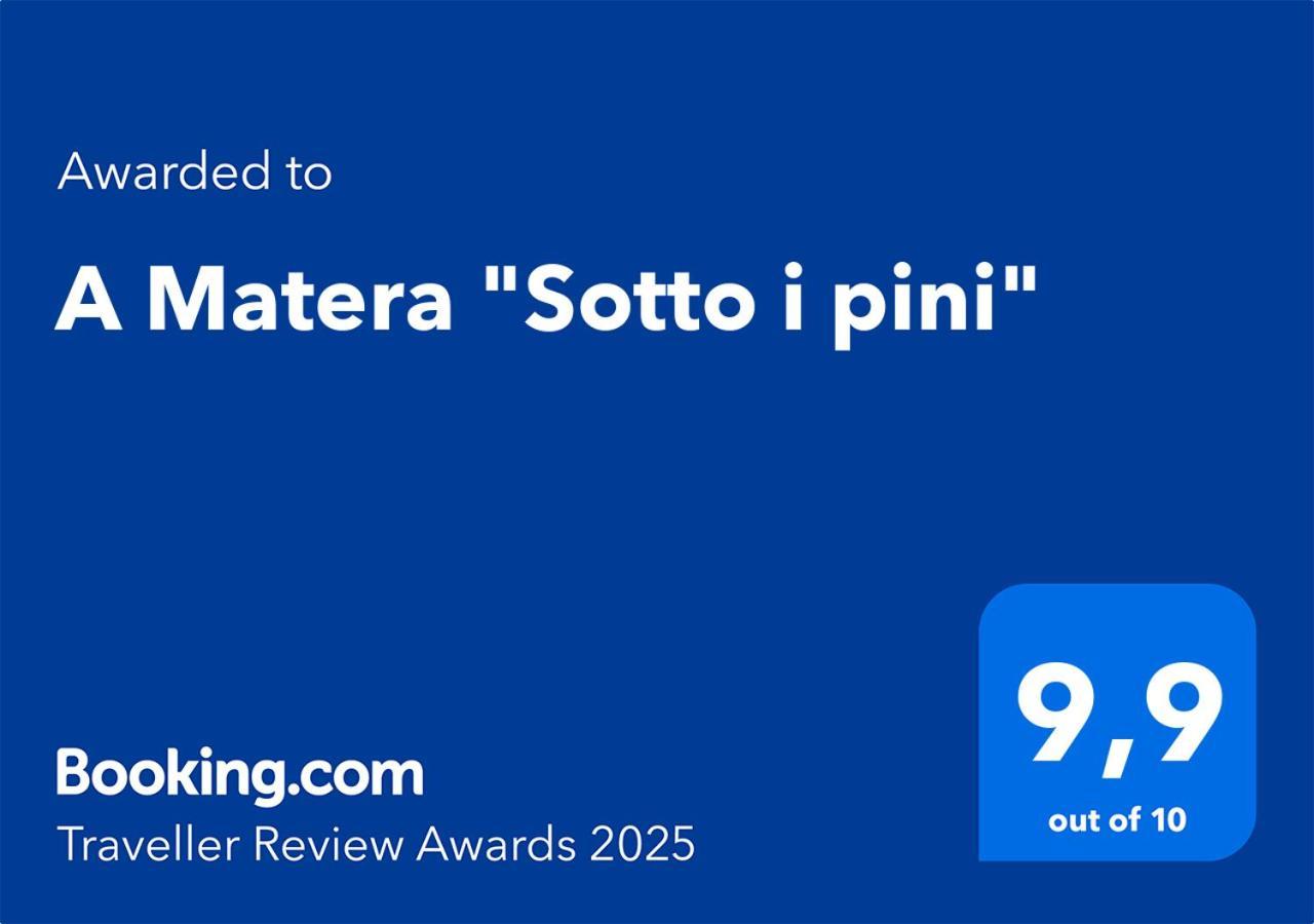 A Matera "Sotto I Pini" 빌라 외부 사진